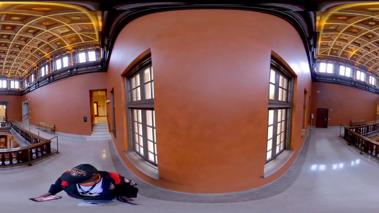 Julia Ideson Library 2nd and 3rd floor Panoramic