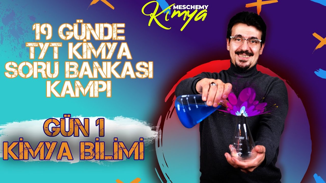 Kimya Bilimi Soru Çözümü - 19 Günde TYT Kimya Soru Çözüm Kampı 1. Gün|