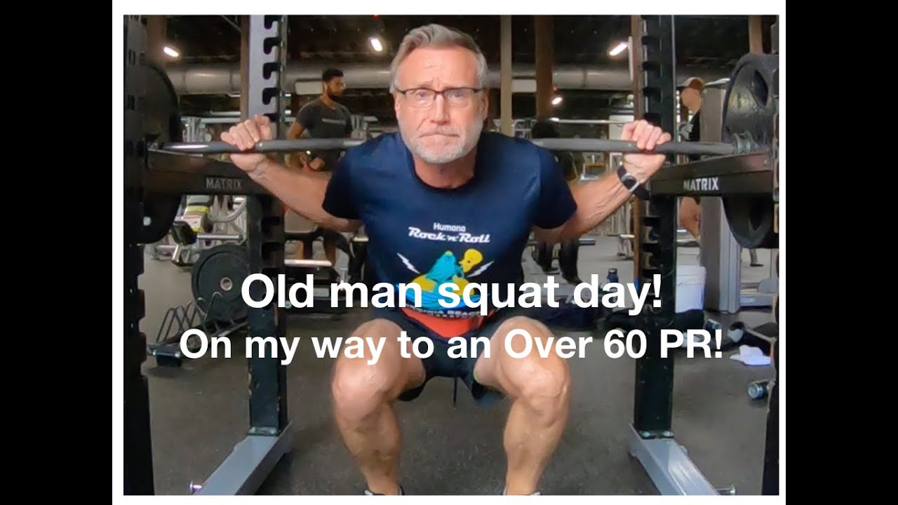 Old man squat workout! On my way to a squat PR!