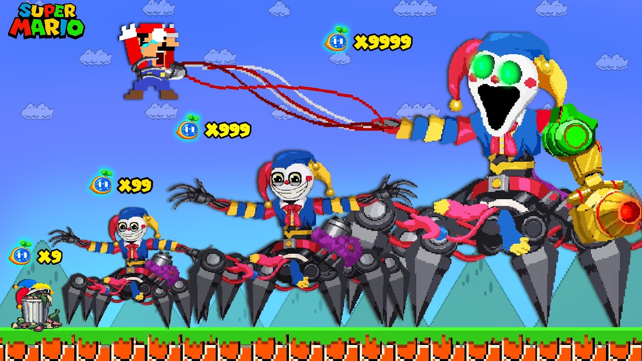 Super Mario Bros. but PROTOTYPE Poppy Playtime 5 has 999999 Seeds From BIRTH to IMMORTAL