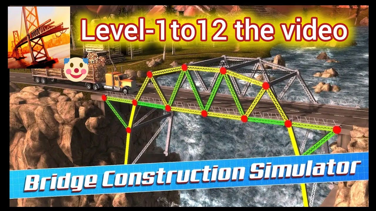 IEVEL-1to12 🤡Bridge construction simulator tamil