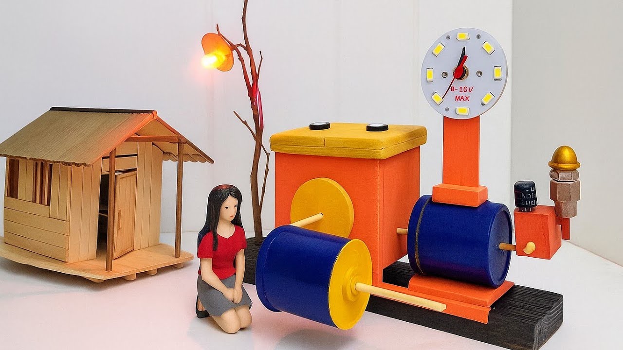 How to Make a Mini Generator at Home | বাসায় কিভাবে মিনি জেনারেটর বানাবেন | Homemade Generator 2025