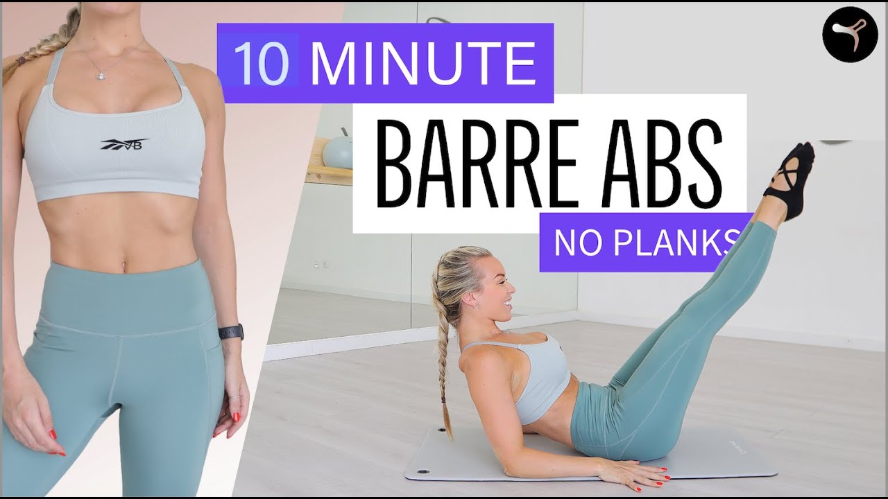 10-минутные упражнения Barre Press | Без планок | Без оборудования
