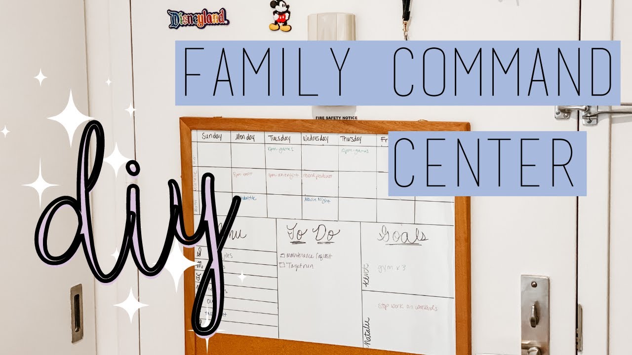 GET ORGANIZED! | Family Command Station | Family Calendar | This and Nat