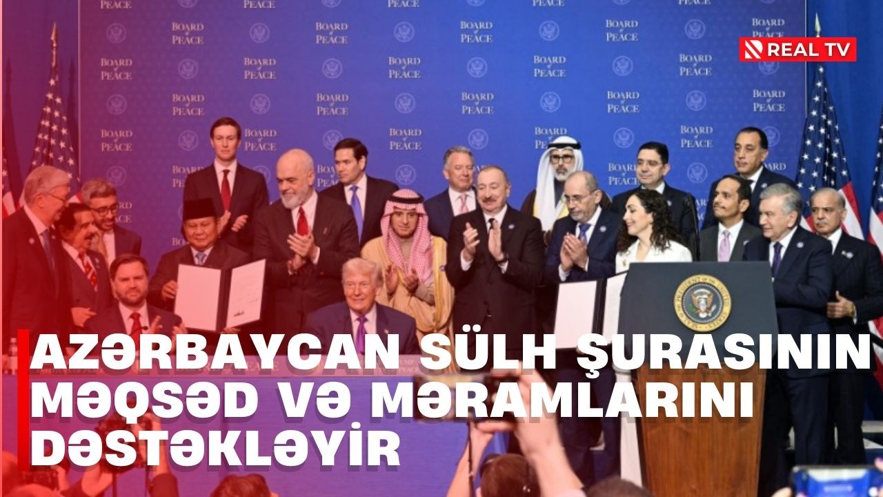 Azərbaycan Sülh Şurasının məqsəd və məramlarını dəstəkləyir