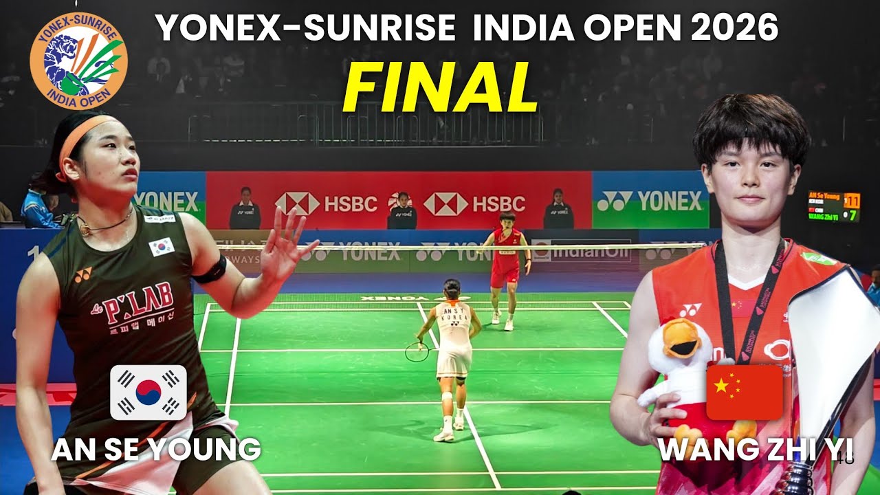 EPIC FINAL!!! An Se Young vs Wang Zhi Yi | India Open 2026