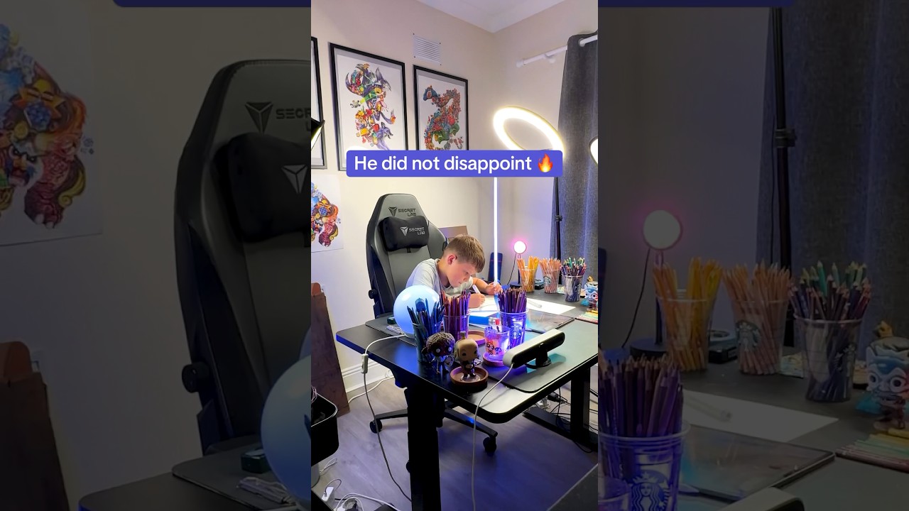 I challenged my Nephews to a drawing competition! | drawing MrBeast (Nephew 1)