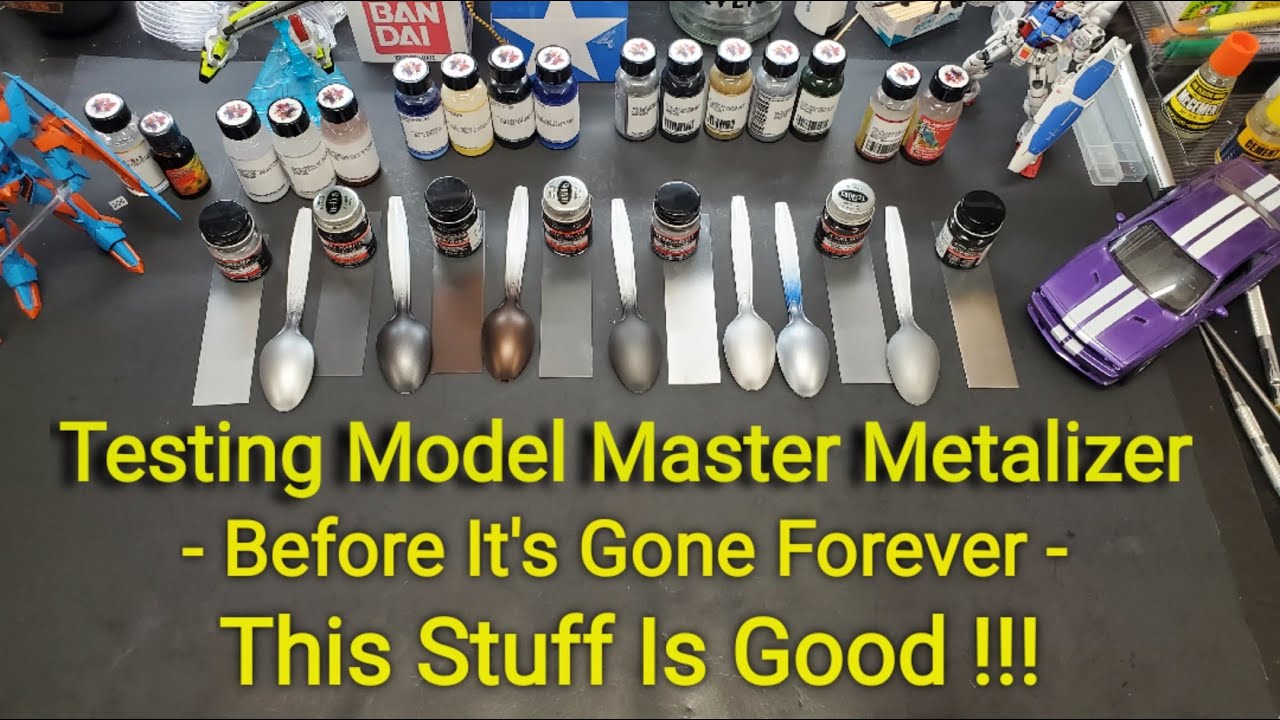 Testing Model Master Metalizer Paints - Before They're Gone Forever