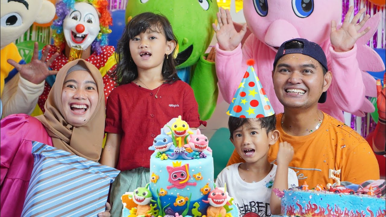 SUPRISE ULANG TAHUN ALI YANG KE 5 🥳 Bernyanyi bareng badut | Ali vlog