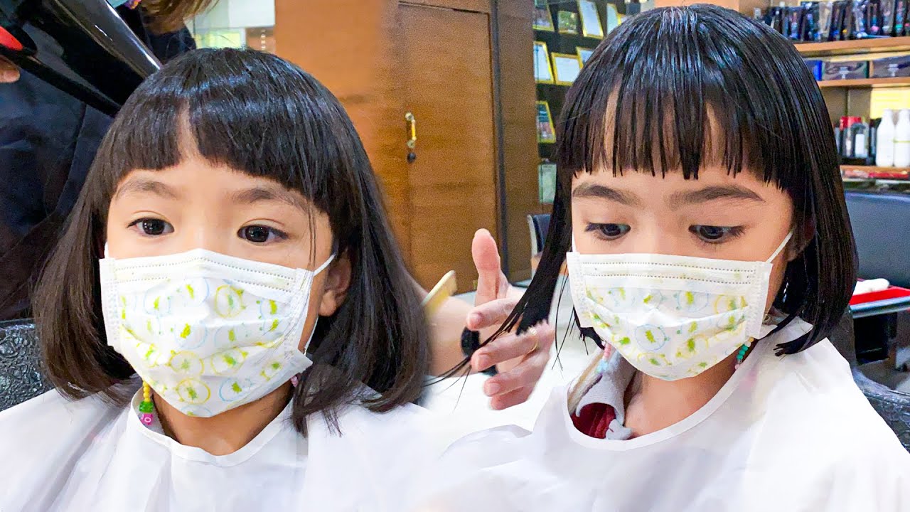 หนูยิ้มหนูแย้มตัดผมสั้น