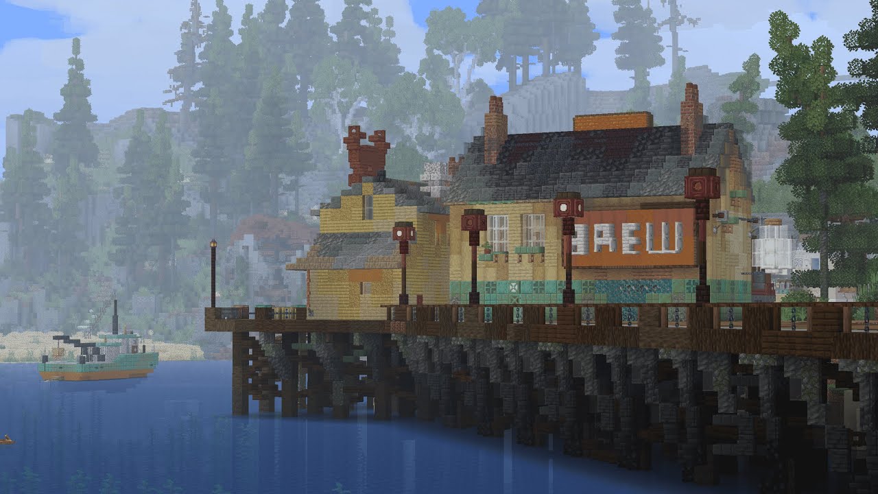 We Built a Tree and a Wharf on the Sea!
