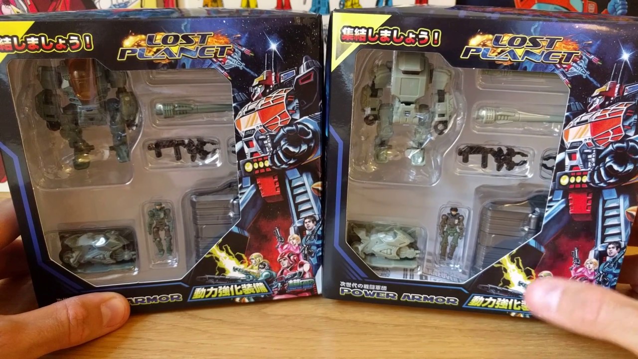 [ENG] Diaclone DA08C & DA09D / MFT Lost Planet Powered-suit