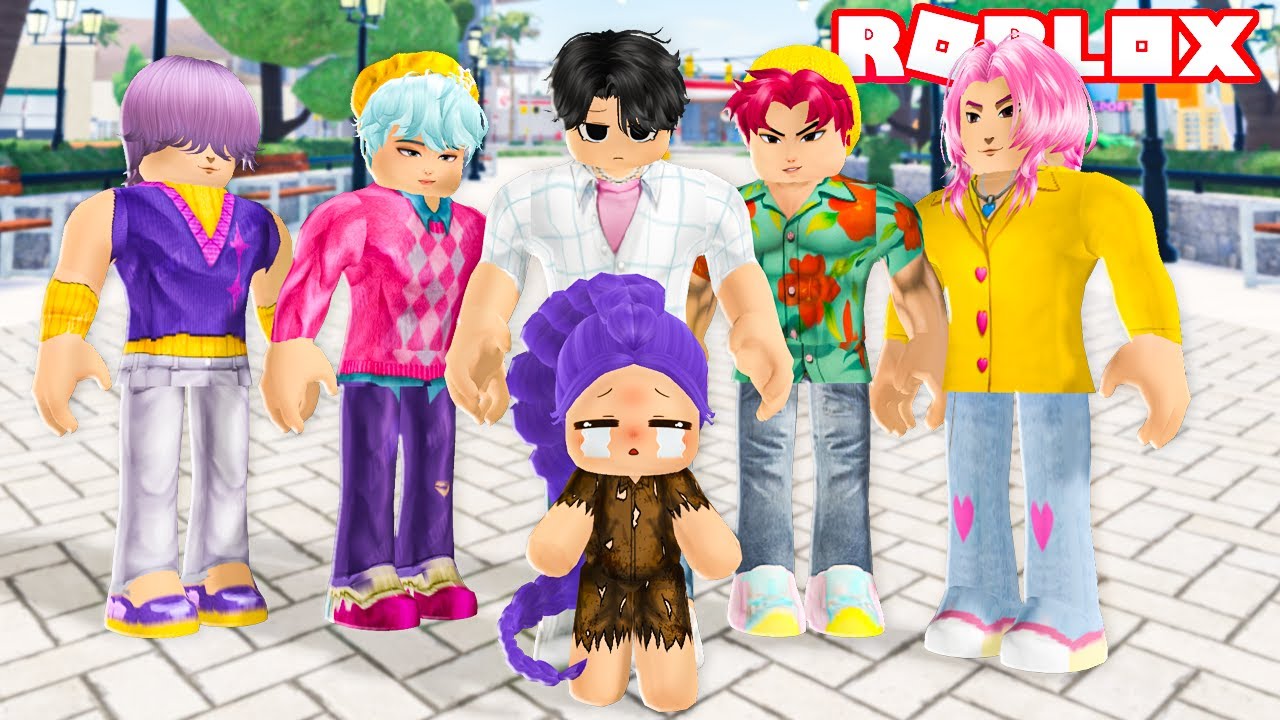 UNE PELUCHE PAUVRE SE FAIT ADOPTER PAR LES SAJA BOYS DANS BROOKHAVEN RP ROBLOX