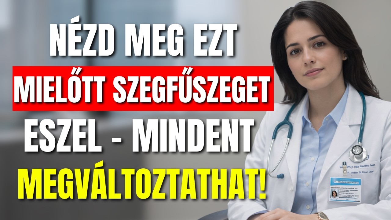 FIGYELMEZTET&Eacute;S: N&eacute;zd meg ezt a vide&oacute;t, mielőtt szegfűszeget eszel! Ez megmenthet t&eacute;ged