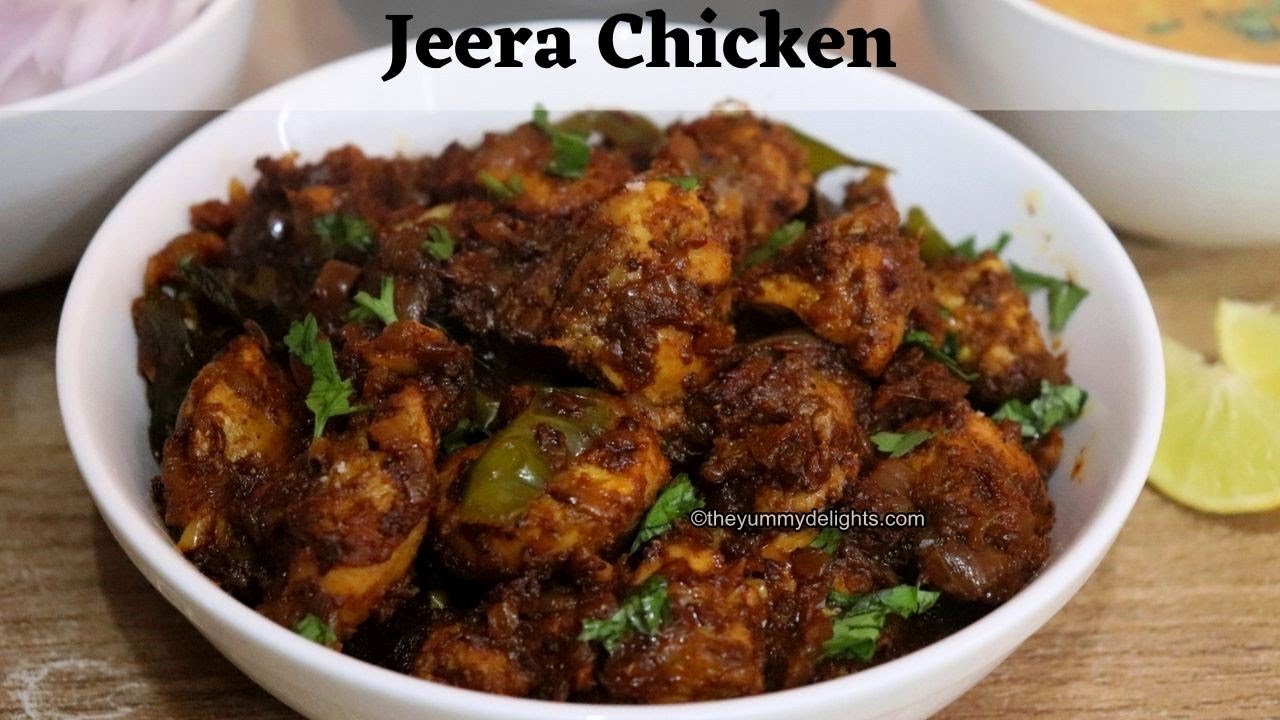 Jeera Chicken | Indian Jeera Chicken Recipe | How To Make Jeera Chicken | Indian Cumin Chicken