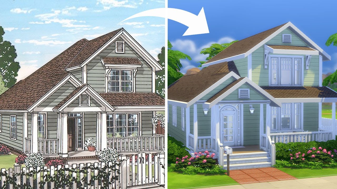 I tried to recreate a real house in The Sims 4