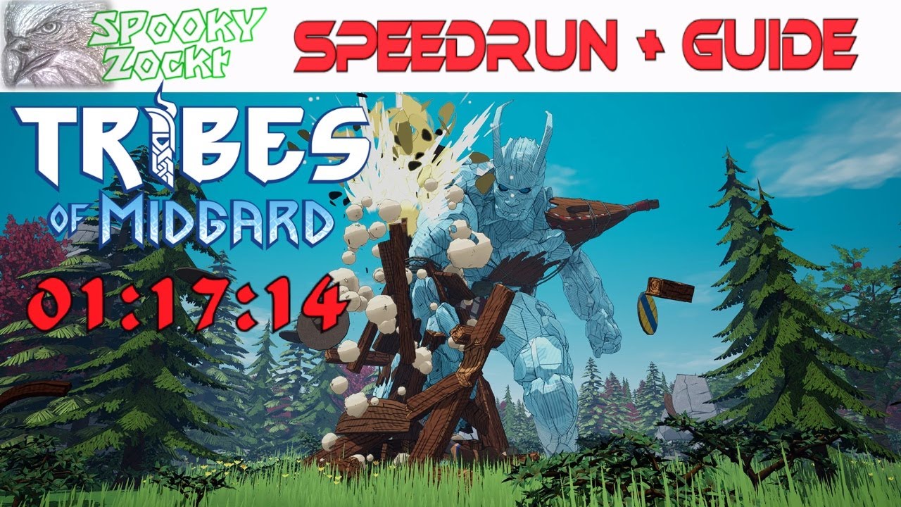Tribes of Midgard Speedrun Solo + Guide - Let's Play / Gameplay Deutsch