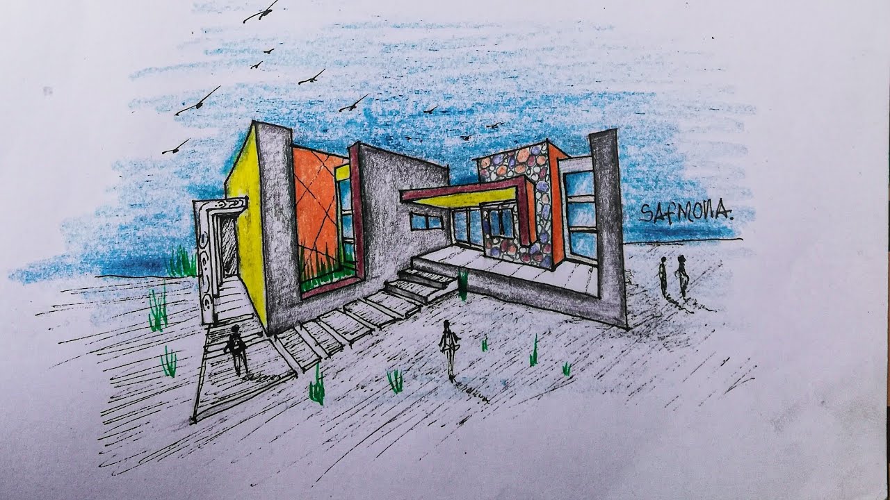 CASA MODERNA SIMPLES E CRIATIVA