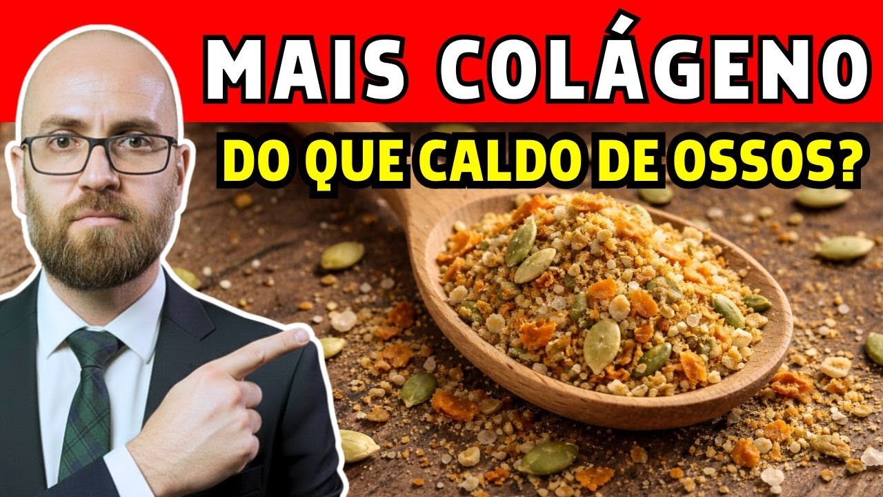 Uma semente com 10 vezes mais colágeno que caldo de ossos? Força nas pernas restaurada?