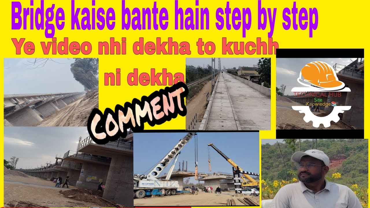 How to construct a bridge step by step