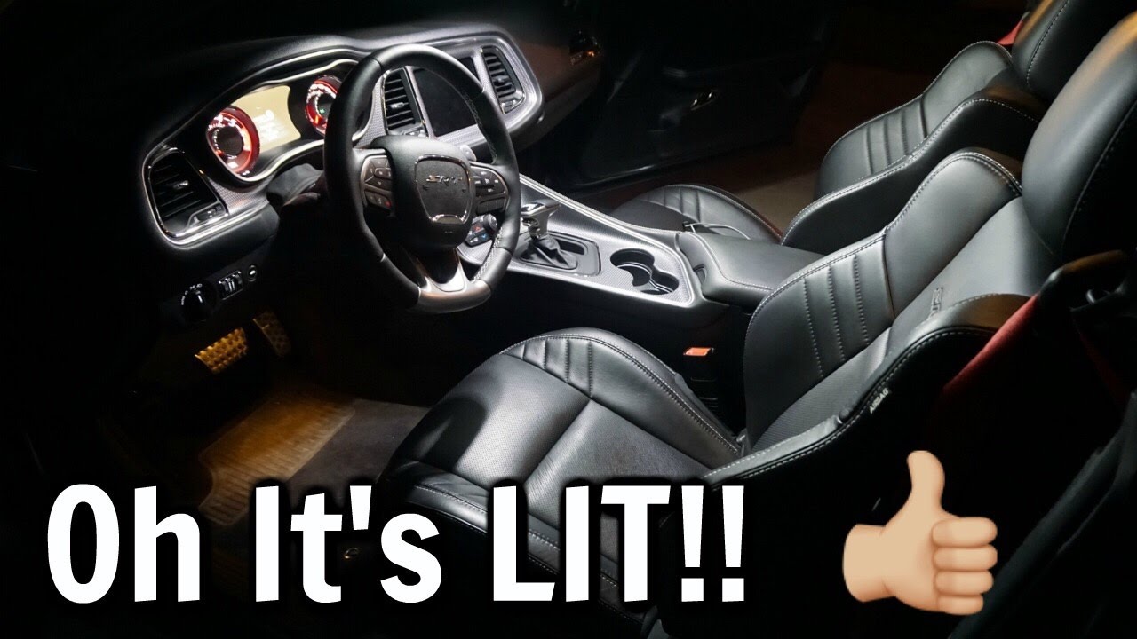 How To Install Diode Dynamics Interior LED Kit In A Dodge Challenger Hellcat (6000K Cool White)