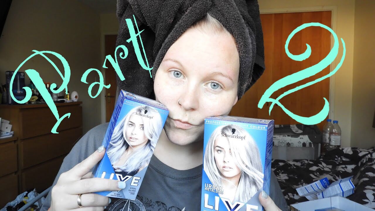 how i dye my hair silver(part 2)