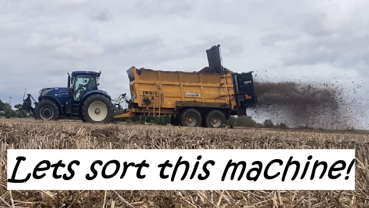 Ремонт разбрасывателя навоза и обслуживание пресс-подборщика.