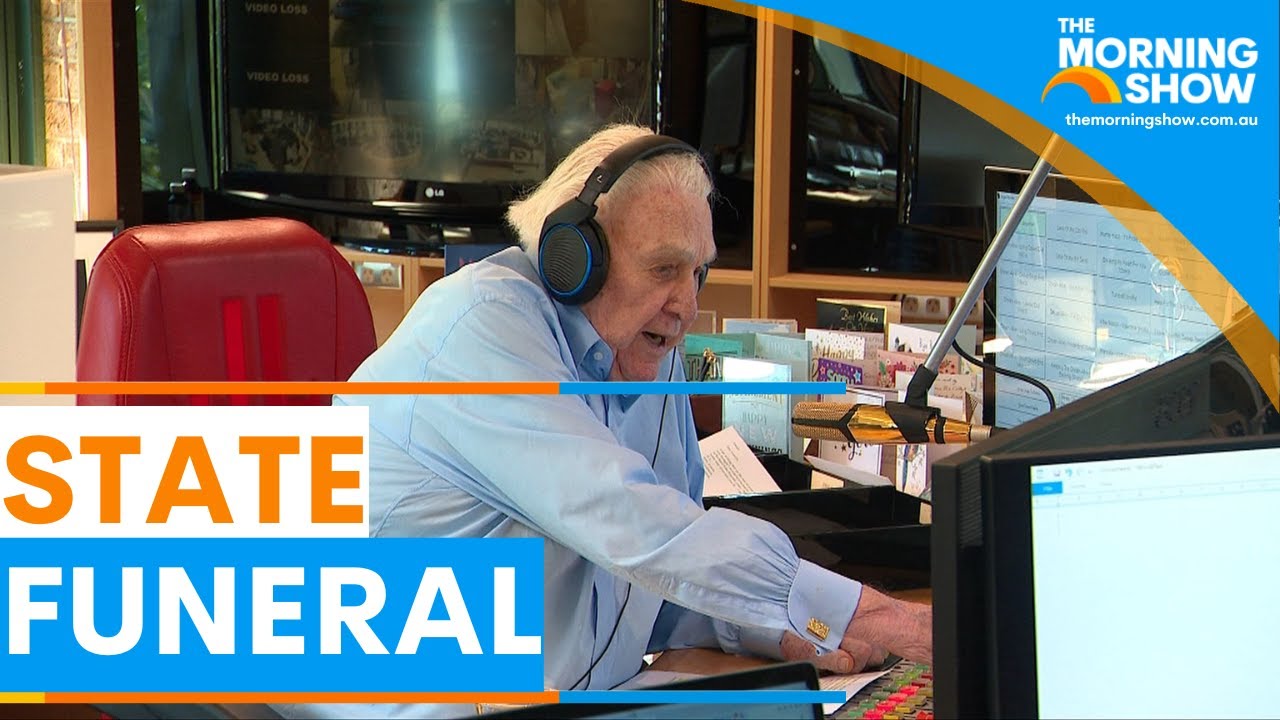 Legendary radio host John Laws farewelled in a state funeral |  Sunrise