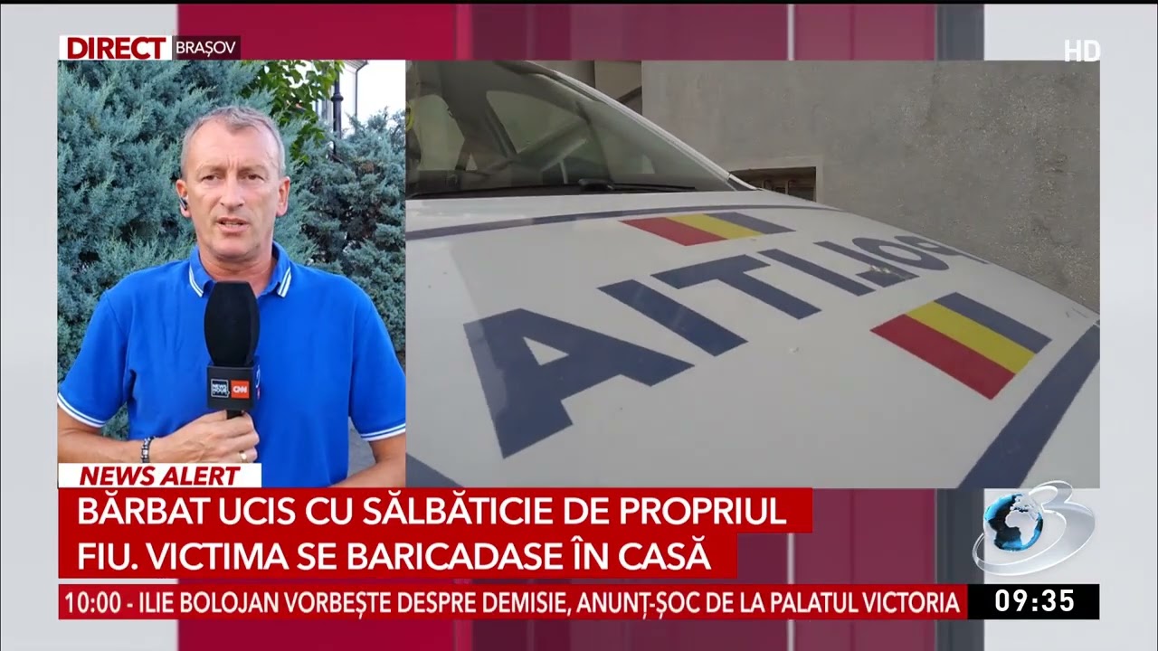 Bărbat ucis cu sălbăticie de propriul fiu. Victima se baricadase în casă
