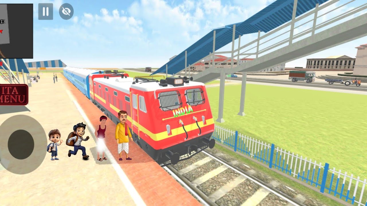 😱Train चलाई खुद! Indian Theft Auto Simulator Gameplay | Indian Railway Mission🚆End तक देखोTwist है🔥