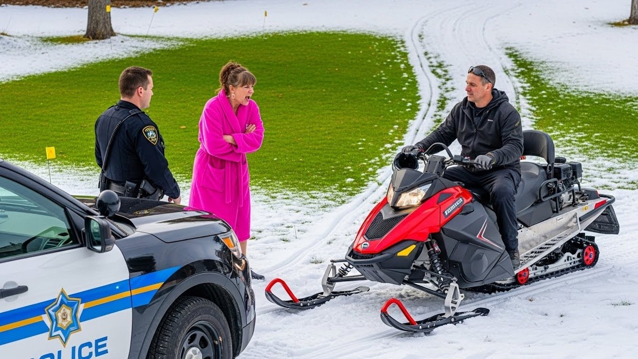 HOA Karen Called Cops When My Snowmachine Crossed Her Yard Didn't Know I Own The Entire Trail System