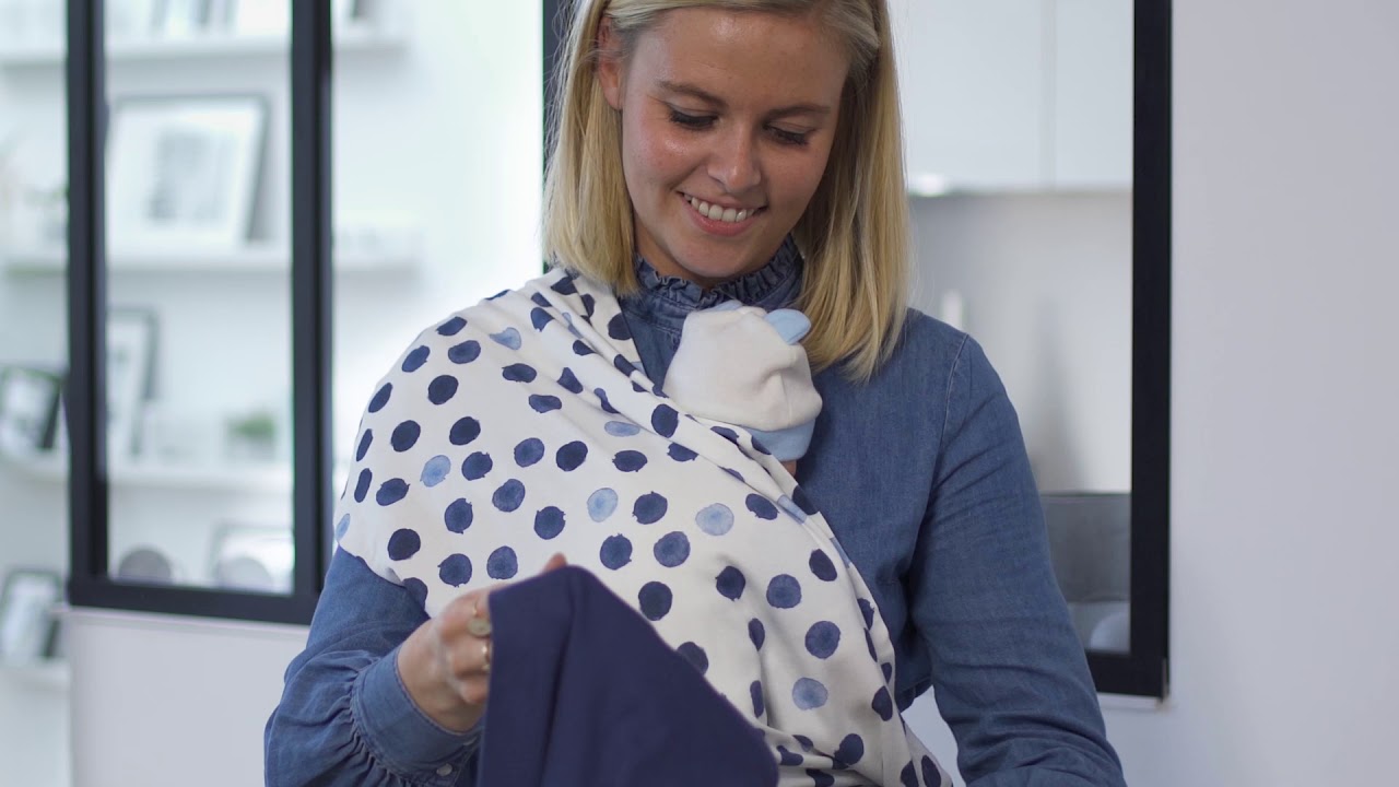 PORTAGE VENTRAL EN DOUBLE BANDEAU -NEO - TUTO- ÉCHARPE PORTAGE -  NOUVEAU NE