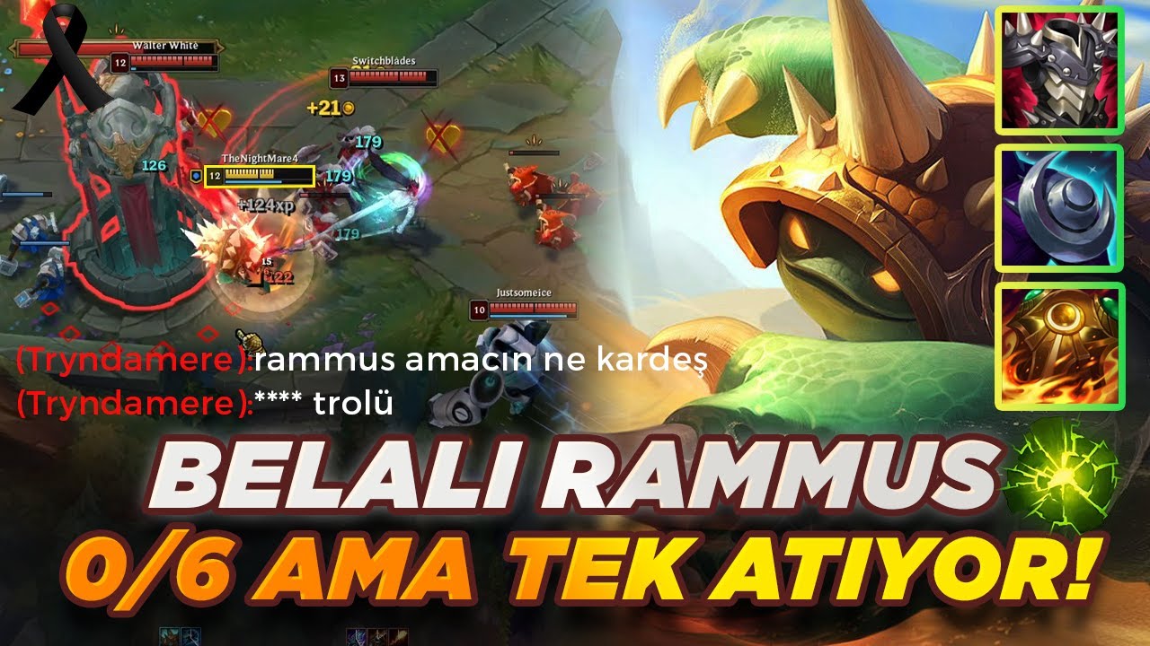1250 DEFANSLA AFK Varken Taşıyan Rammus!