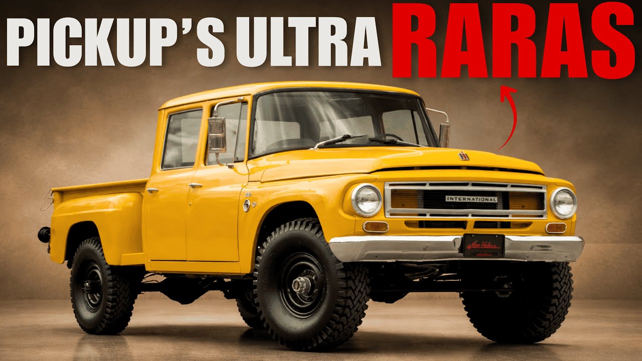 Estas Pickups Clásicas Eran Tan RARAS Que Casi Nadie Llegó a Verlas (Años 50-60's)