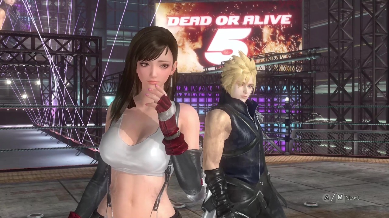 DEAD OR ALIVE 5 - Tifa Lockhart - Naotora & Cloud Strife - Eliot - Survival Tag Match - PC Mod