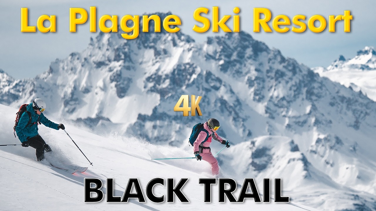 Горнолыжный курорт Ла Плань, Савойские Альпы, Франция Часть 2 | Инста360 | Путешествие на свежем ...
