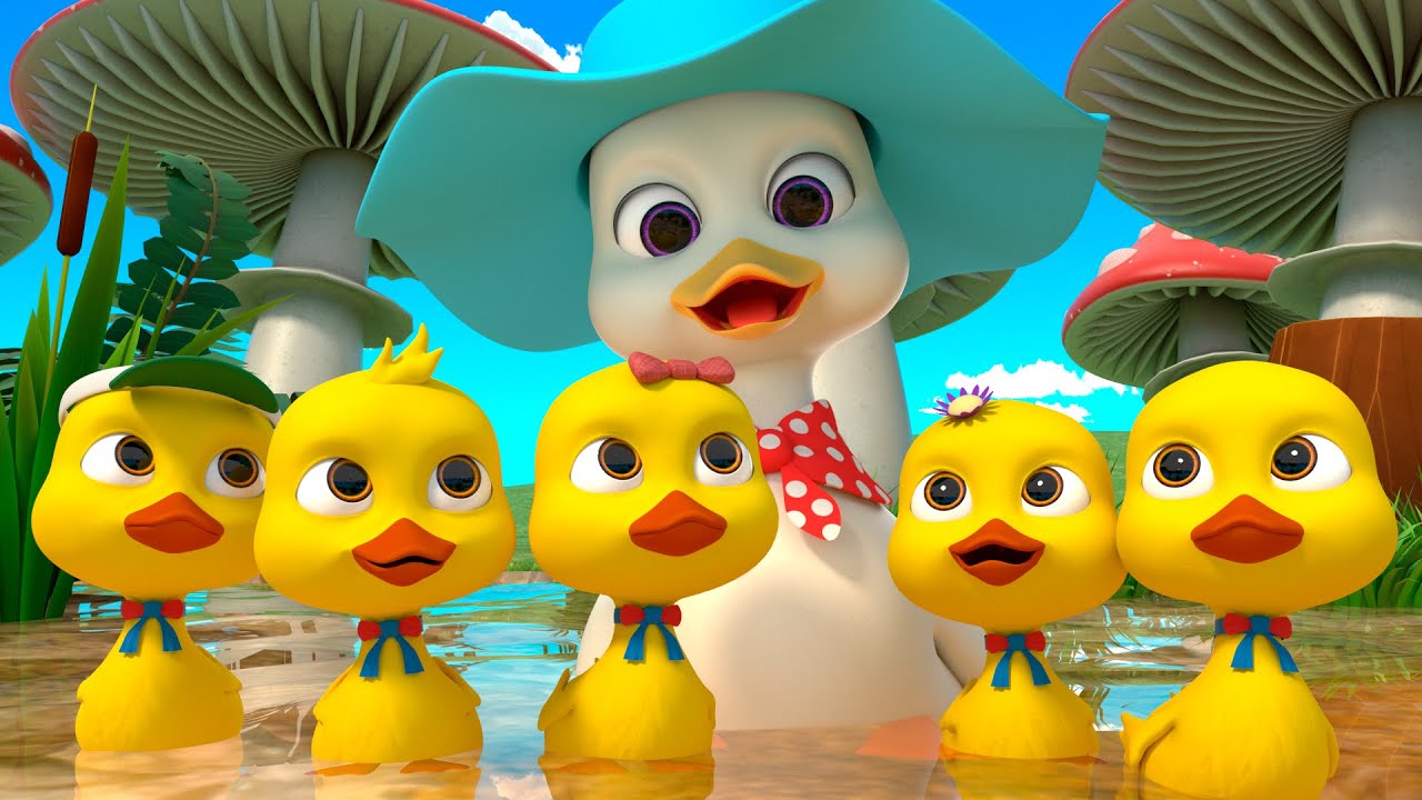 Five Little Ducks 🐥 Lalafun Nursery Rhymes