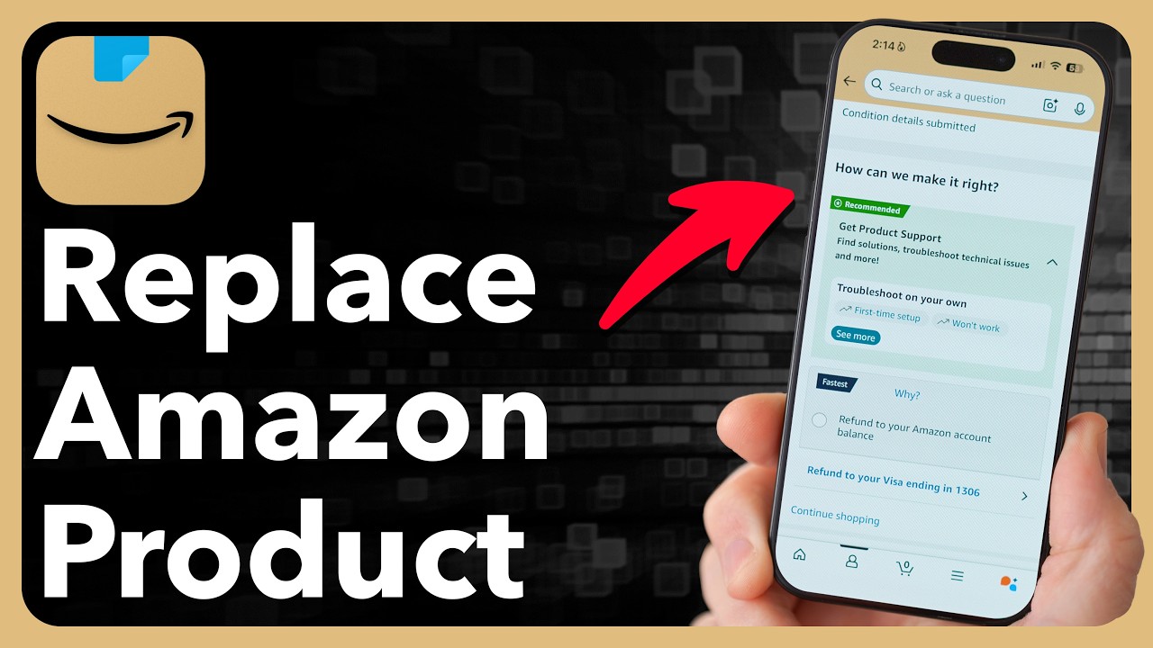 Как заменить товар на Amazon