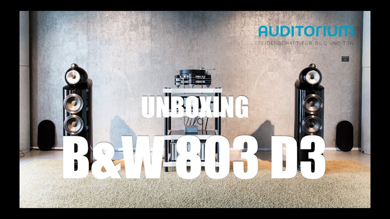 Unboxing Bowers & Wilkins 803 D3