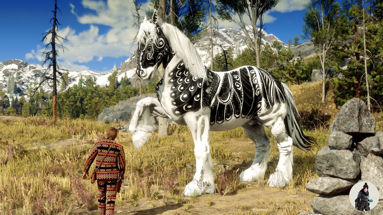 Arthur Morgan Spots and Tames a Ginormous White & Black Celestrina Horse at Colorado Springs 🐎
