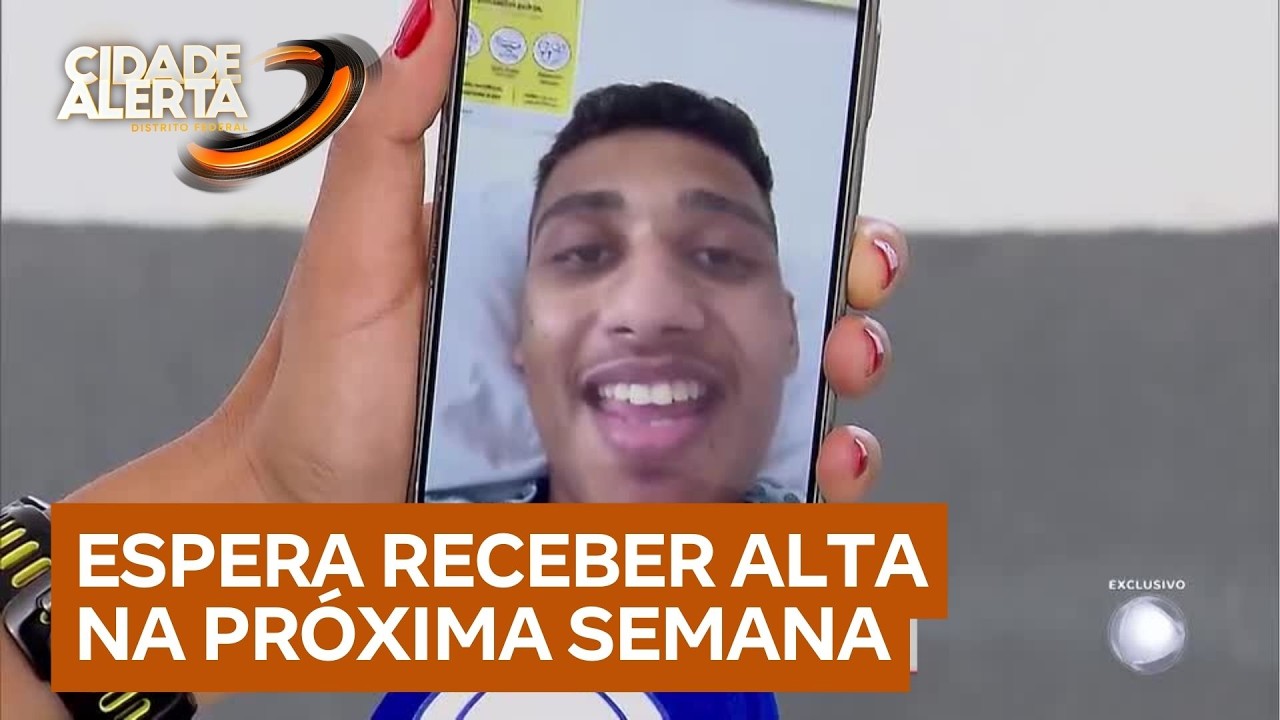 Jovem baleado em ação policial em Valparaíso (GO) volta a andar e deixa UTI | Cidade Alerta DF