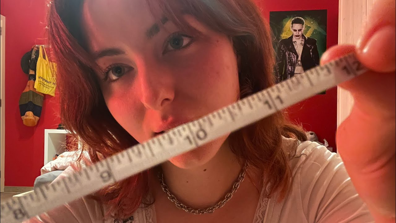 Asmr Face measuring + sketching