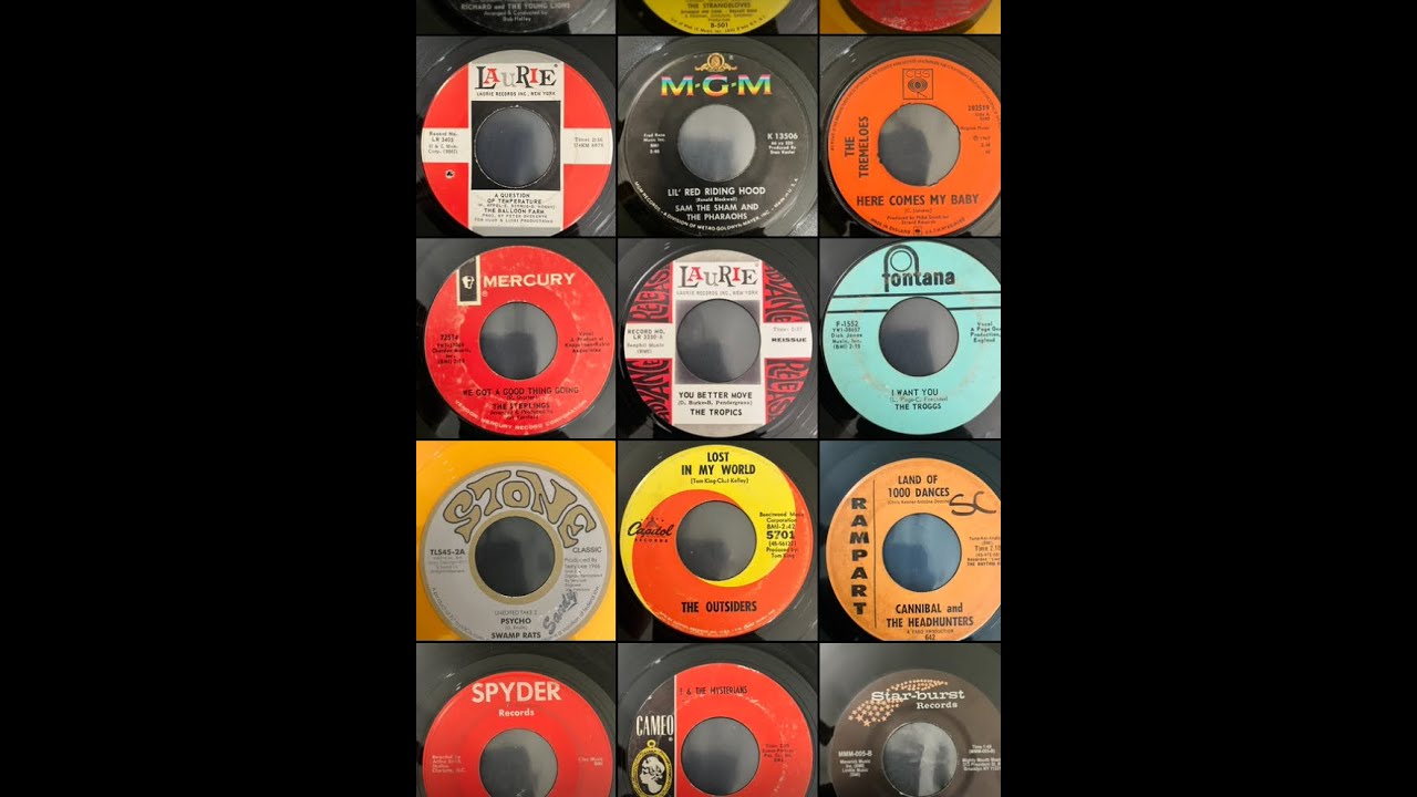 Garage Stompers Live Vinyl Mix 45 rpm 60's Rock Punk Dance Psych Records