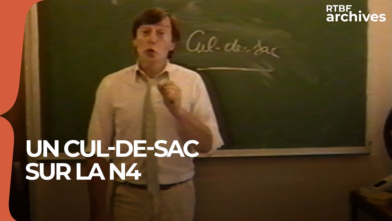 Le Journal des Travaux Inutiles : un cul-de-sac magnifique sur la N4 - RTBF Archives