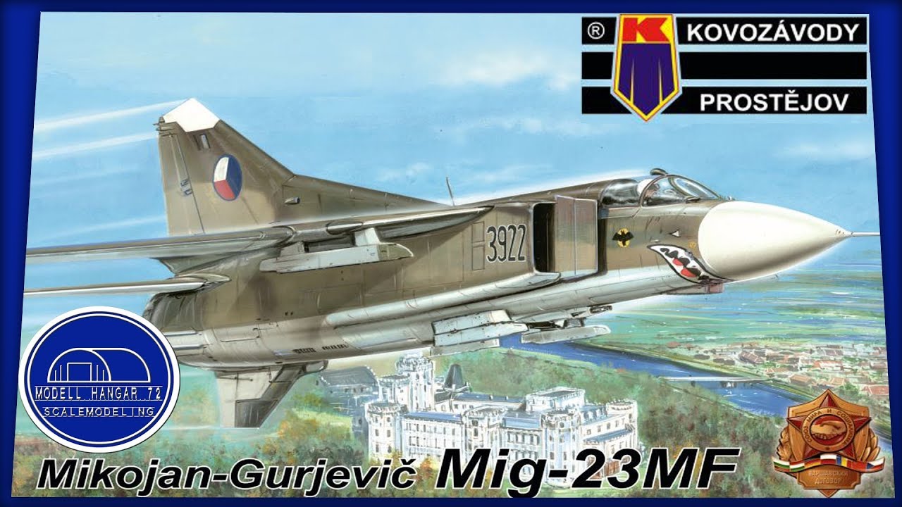 MIG-23 MF Flogger B - 1:72 Kovozávody Prostějov - Unboxing