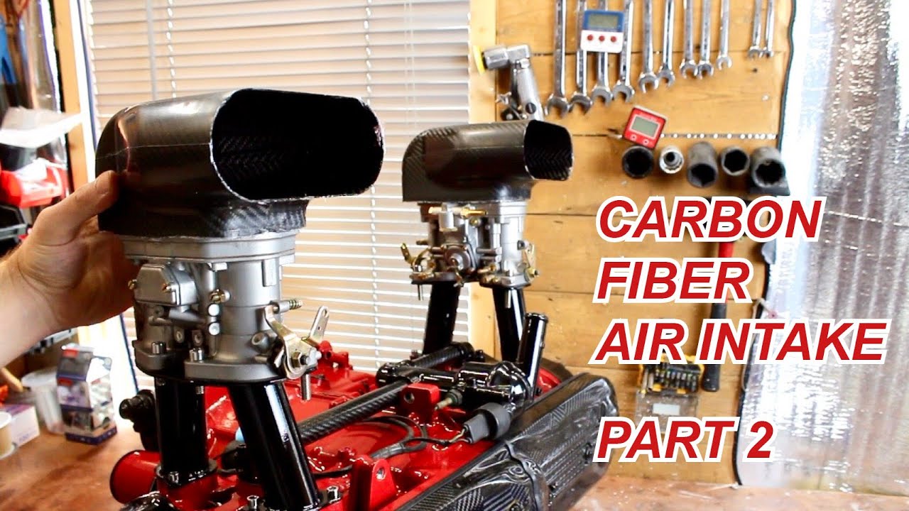 Carbon Fiber Air Intake Start to Finish Part 2 -Prepreg CF and Polish