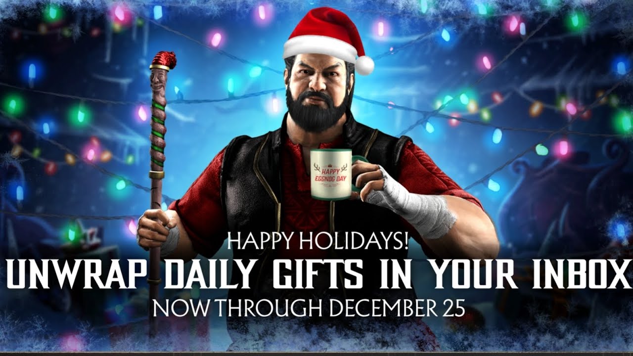 Get Your Free Diamond! Santa Bo 'Rai Cho's Holiday Advent Calendar Gifts MK Mobile 