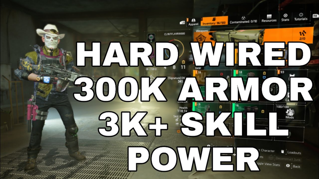 The Division 2 - Hard Wired Title Update 6 PVE Skill Build