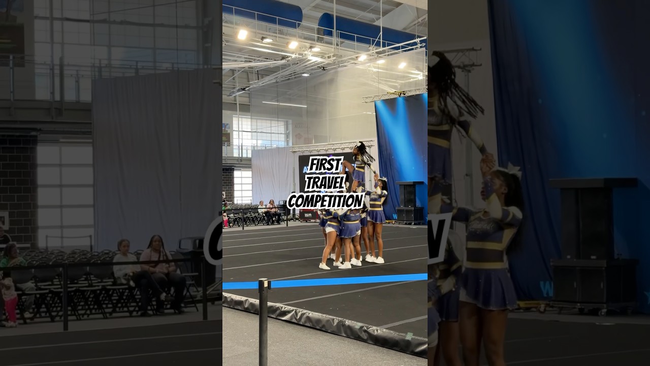 Aaliyah&rsquo;s first travel cheer competition!