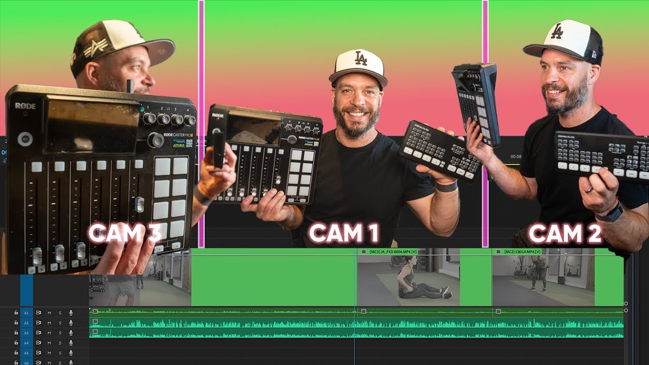 Edit Multicam Podcasts Recorded with ATEM Mini Pro ISO & Rodecaster Pro II - FULL BREAKDOWN